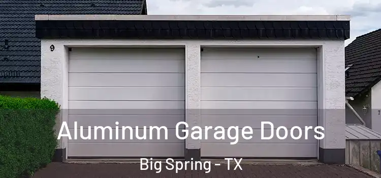  Aluminum Garage Doors Big Spring - TX